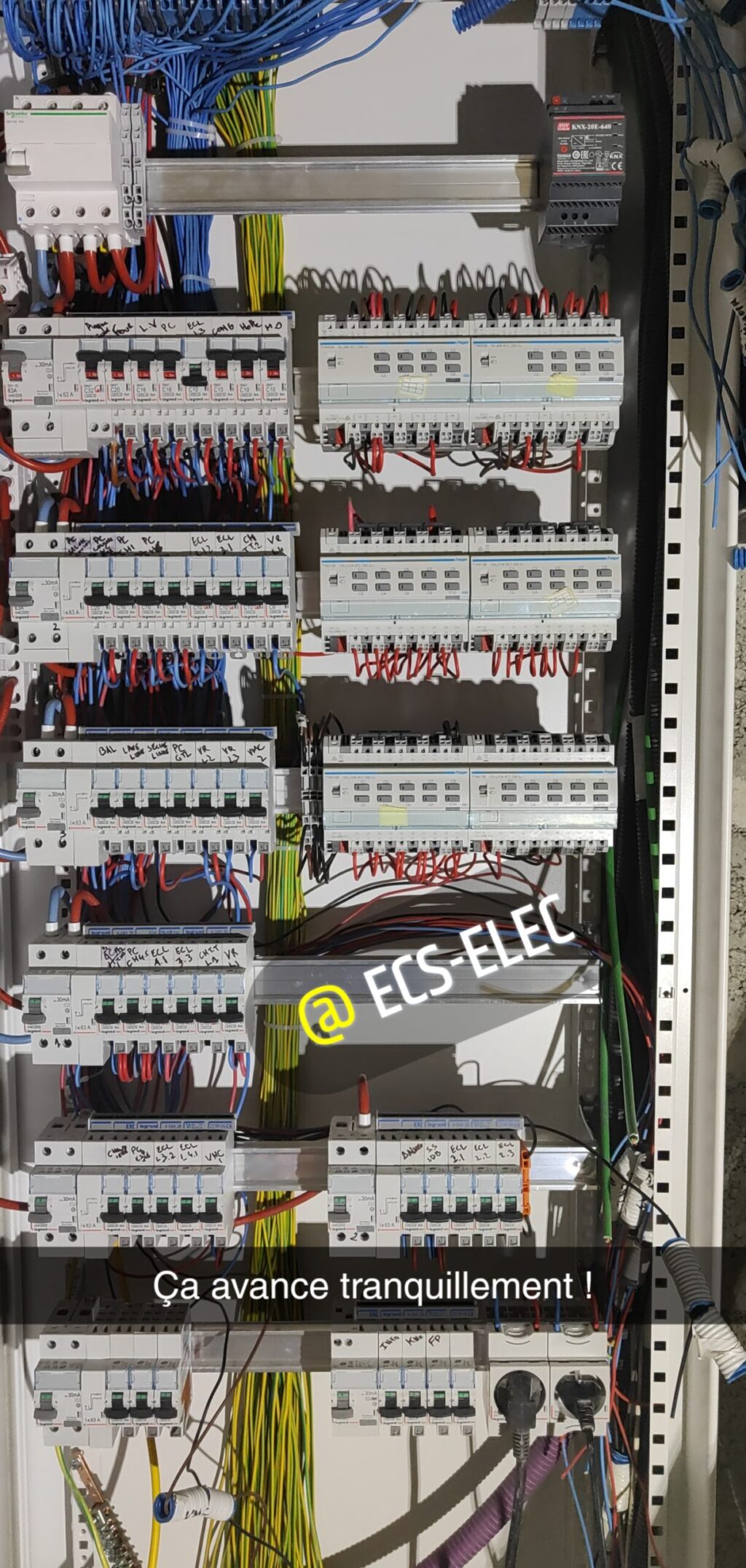 Louvres - Installation domotique KNX