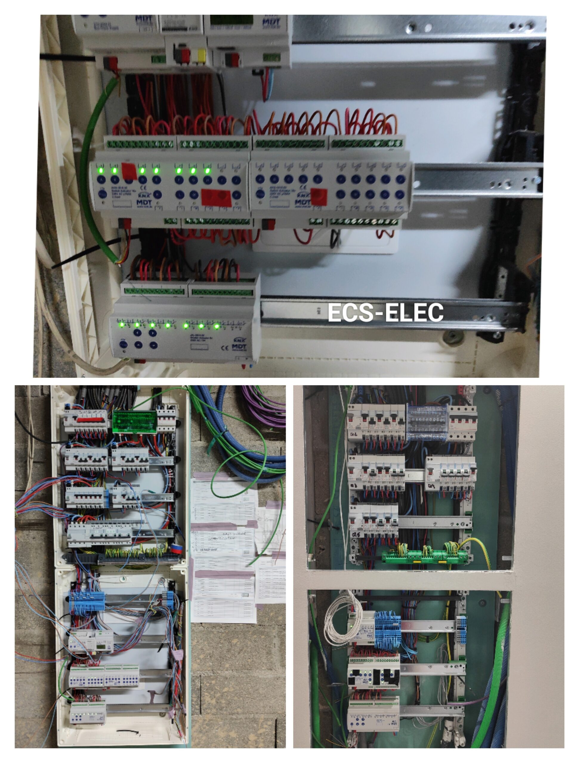 Domotique KNX - Tableau Électrique - Luzarches 95