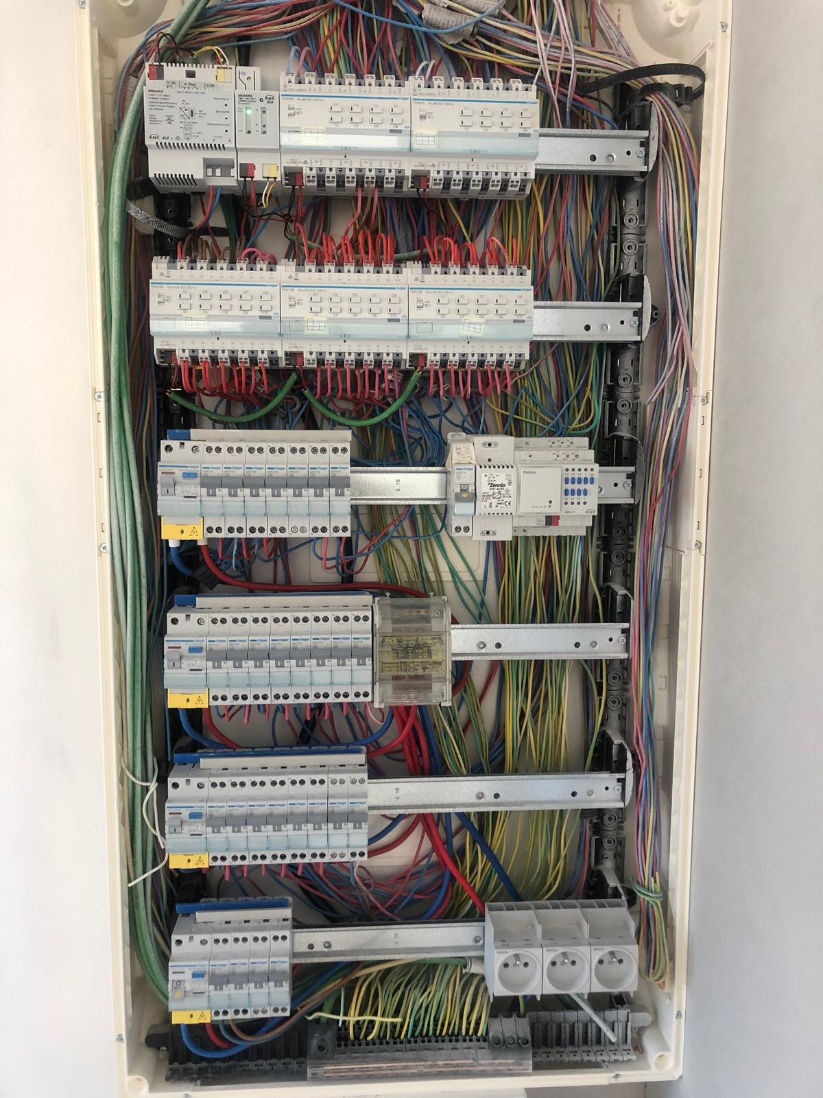 Tableau électrique - Installation domotique KNX